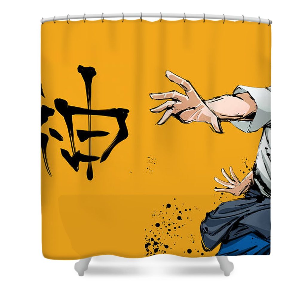 jin mori the god of high school lac lac - Anime Shower Curtain Shop