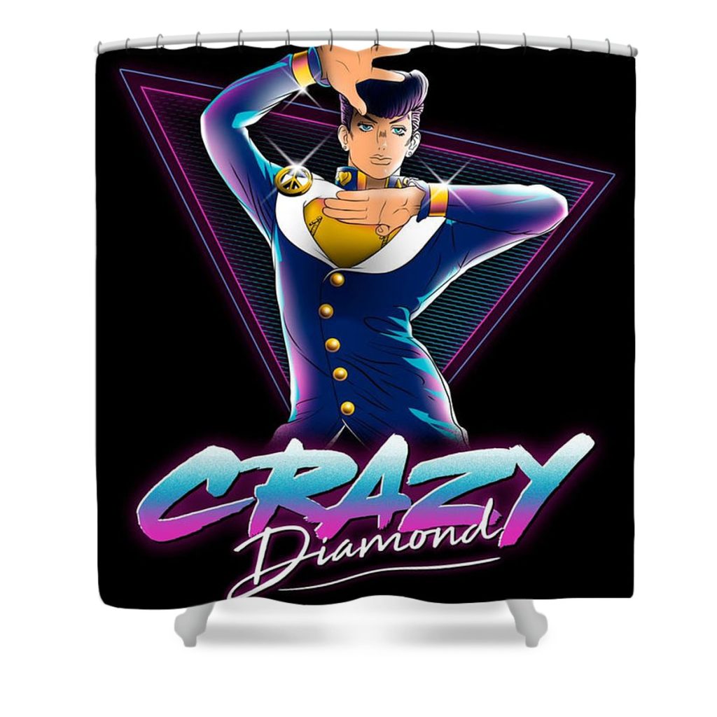 jojos bizzare crazy diamond tom sandberg - Anime Shower Curtain Shop