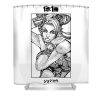 jolyne cujoh jojos bizarre adventure kms byzet transparent - Anime Shower Curtain Shop