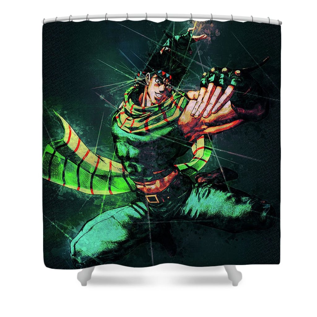 joseph joestar kun funny - Anime Shower Curtain Shop