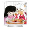 kagome and inuyasha hotpot marsha powers transparent - Anime Shower Curtain Shop