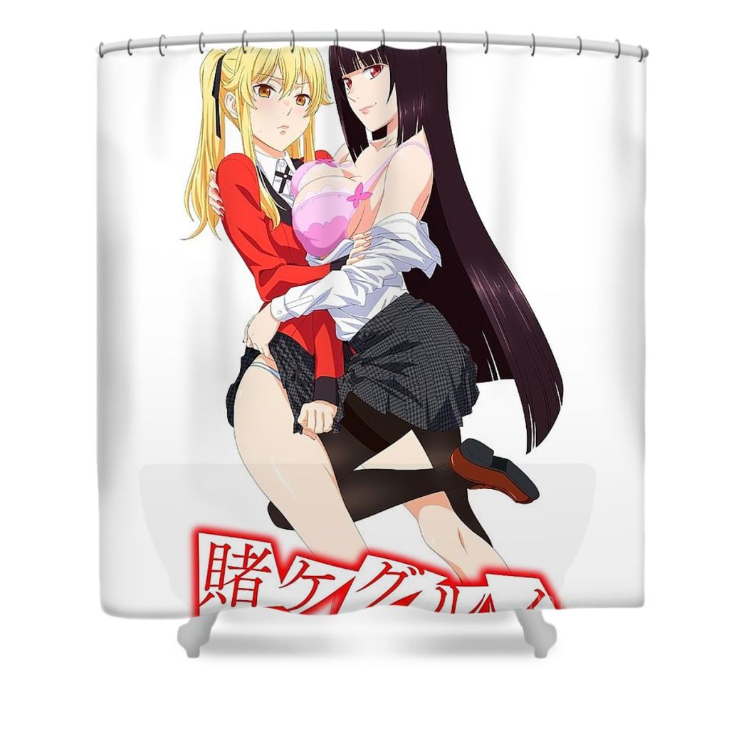 kakegurui jabami yumeko saotome mary bailey matthews - Anime Shower Curtain Shop