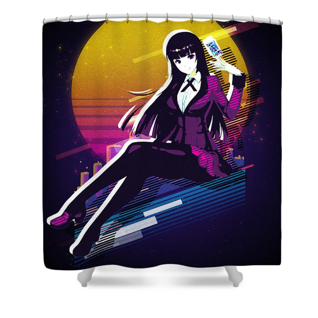 kakegurui lahoma poster henry clarke - Anime Shower Curtain Shop