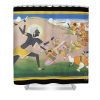 kali slaying demons c1800 1820 indian school - Anime Shower Curtain Shop