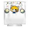 karent sorent go fuckk yourself aggretsuko anime unisex gift animation anim one wahlgren transparent - Anime Shower Curtain Shop