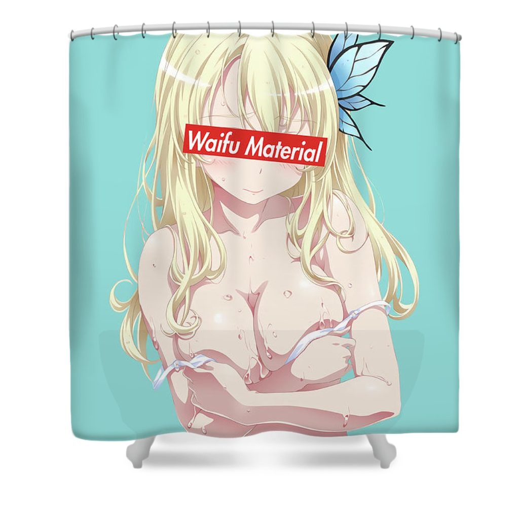 kashiwazaki sena waifu anime manga series fanart hentai ahegao oppai mad lab - Anime Shower Curtain Shop