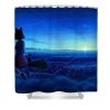 kiki and jiji in kikis delivery service lac lac - Anime Shower Curtain Shop