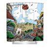 konoha village diana oneil - Anime Shower Curtain Shop