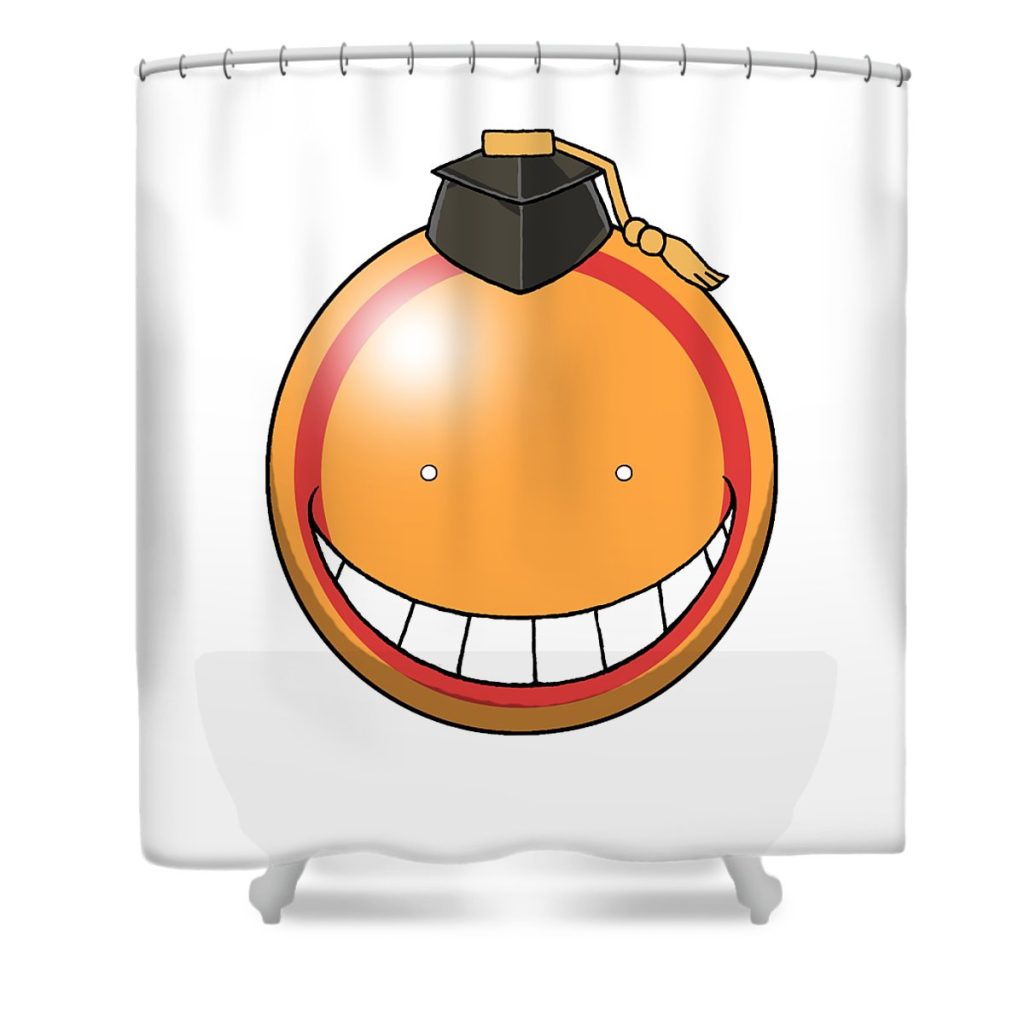 koro sensei correct olivia biniarz transparent - Anime Shower Curtain Shop