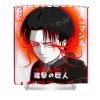 levi ackerman iqbal latif transparent - Anime Shower Curtain Shop