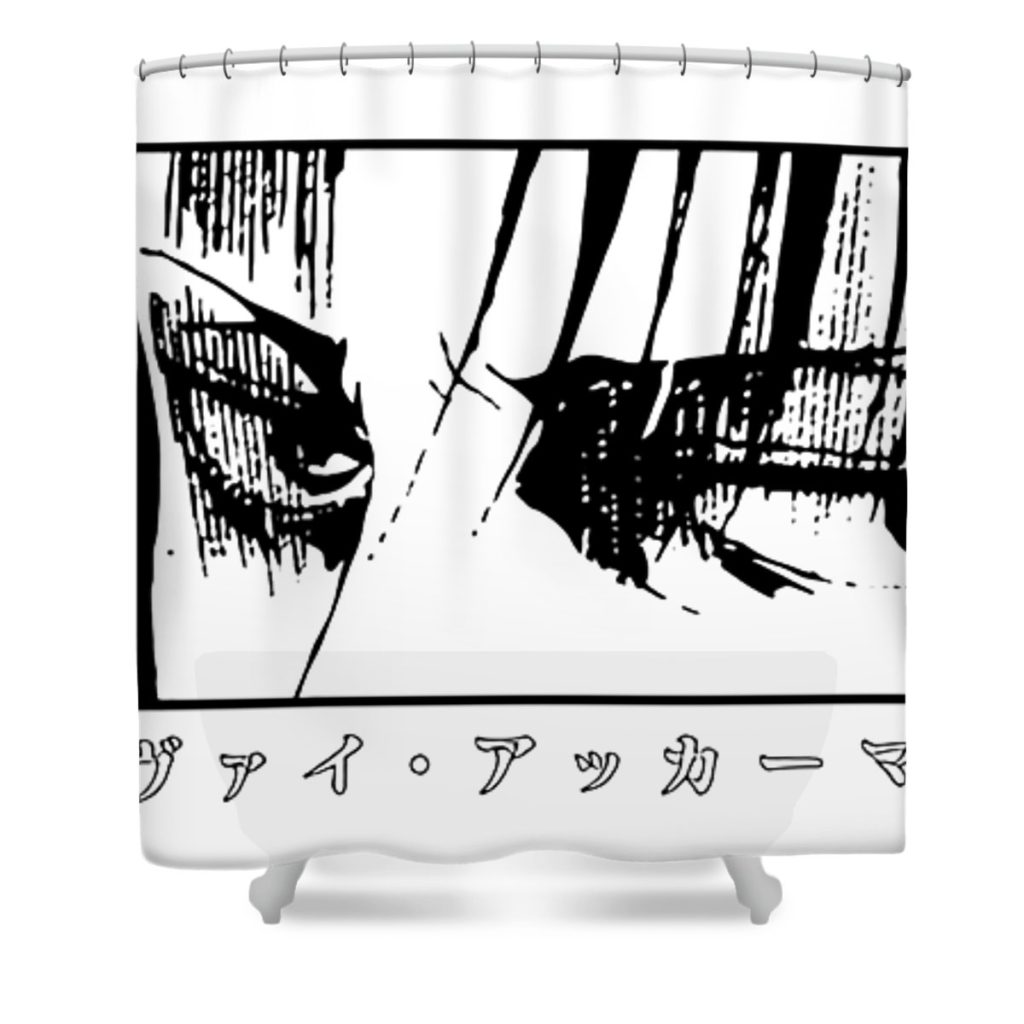 levi eyes syed montoya transparent - Anime Shower Curtain Shop