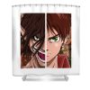 levi shingeki no kyojin lauren moran transparent - Anime Shower Curtain Shop