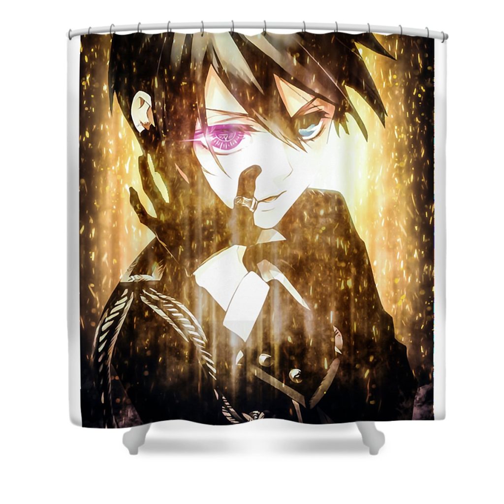 love funny man anime undertaker manga cute gifts mizorey tee transparent - Anime Shower Curtain Shop