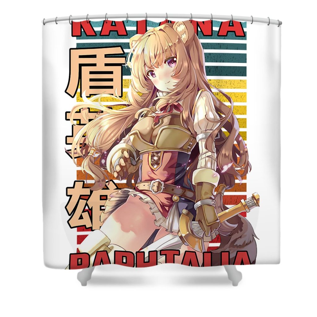 love raphtalia the rising of the shield hero anime for men women lotus leafal transparent - Anime Shower Curtain Shop