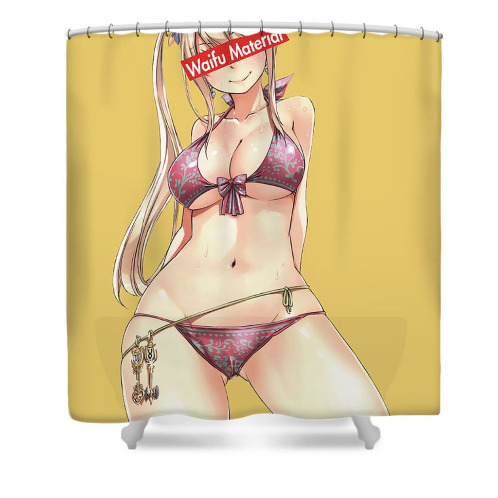 lucy fairy tale waifu anime manga series fanart hentai ahegao oppai mad lab - Anime Shower Curtain Shop