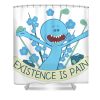 meeseeks and destroy maximilian nagel transparent - Anime Shower Curtain Shop