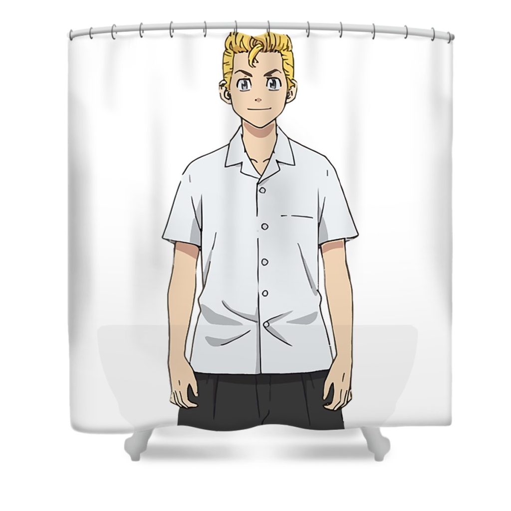 mens best takemichi movies hanagaki gifts for music fans mizorey tee transparent - Anime Shower Curtain Shop