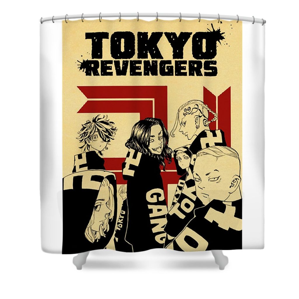 mens funny takemichi movies hanagaki gifts for fan mizorey tee transparent - Anime Shower Curtain Shop