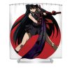 mens womens akame manga ga kill anime funny fans anime chipi transparent - Anime Shower Curtain Shop