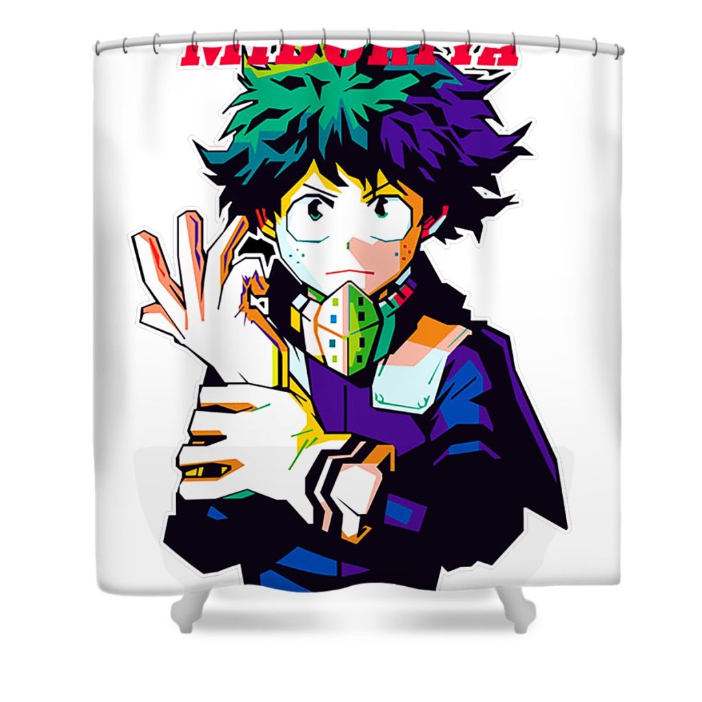 midoriya izuku inso two transparent - Anime Shower Curtain Shop