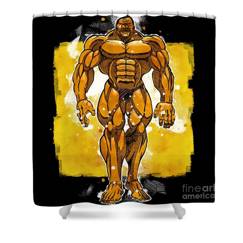 mo5876 character baki 2018 movie poster joanie marvin - Anime Shower Curtain Shop