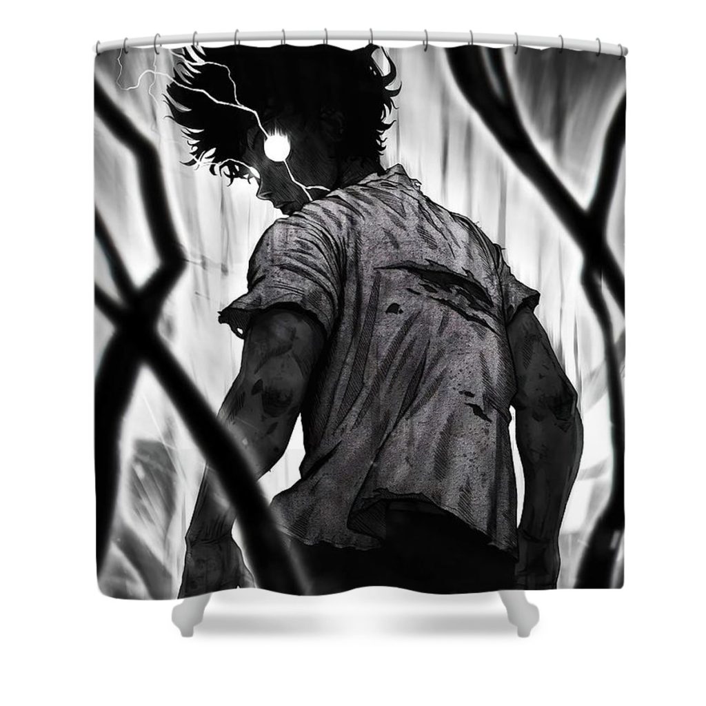 mob psycho 100 poster goat girl girl pauline roberts - Anime Shower Curtain Shop