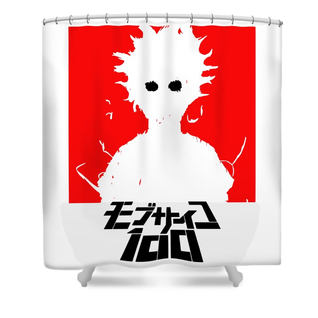 mob psycho 100 risa teresia transparent - Anime Shower Curtain Shop