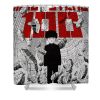 mob psycho 100 vintage parker ellie - Anime Shower Curtain Shop