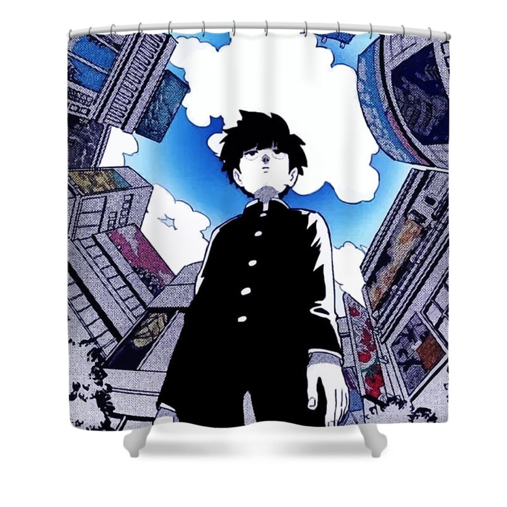 mob psycho poster max georgia - Anime Shower Curtain Shop