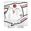 mokona elijah pease transparent - Anime Shower Curtain Shop