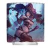 mona as a witch genshin impact turner joe - Anime Shower Curtain Shop