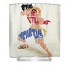 monkey d luffy typography art inspirowl design - Anime Shower Curtain Shop