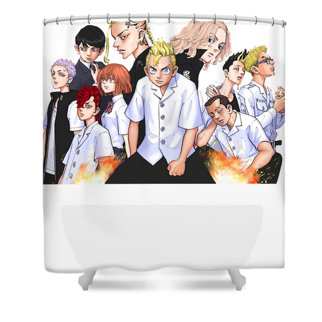 more then awesome takemichi chipi manga hanagaki graphic for fan mizorey tee transparent - Anime Shower Curtain Shop