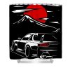 mount moon car chris peth - Anime Shower Curtain Shop