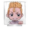 music retro takemichi movies hanagaki gifts music fans mizorey tee transparent - Anime Shower Curtain Shop