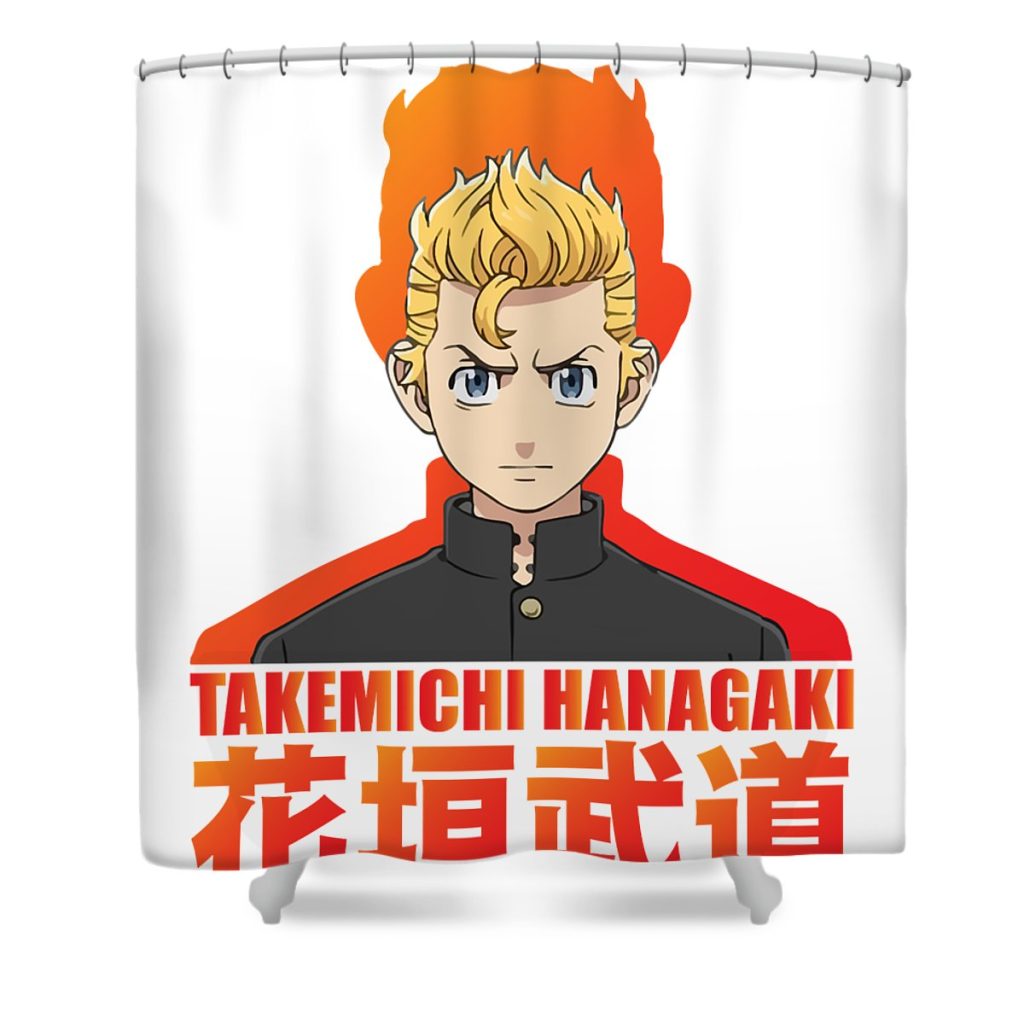 music vintage takemichi movies hanagaki gifts music fan mizorey tee transparent - Anime Shower Curtain Shop