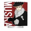 muska daniel niel transparent - Anime Shower Curtain Shop