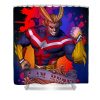 my hero academia all might ben krefta - Anime Shower Curtain Shop