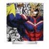 my hero academia all might toufik kessab - Anime Shower Curtain Shop