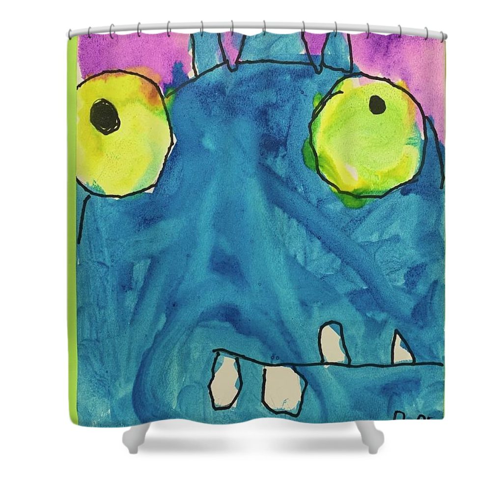 my little kinder monster gianna reese - Anime Shower Curtain Shop