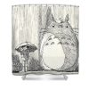 my neighbor totoro totoro and satsuki sketch jhans butterblumenhaus - Anime Shower Curtain Shop