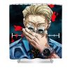 nanami jujutsu kaisen cover art georgia karl - Anime Shower Curtain Shop