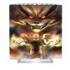 naruto and kurama nguyen linh - Anime Shower Curtain Shop