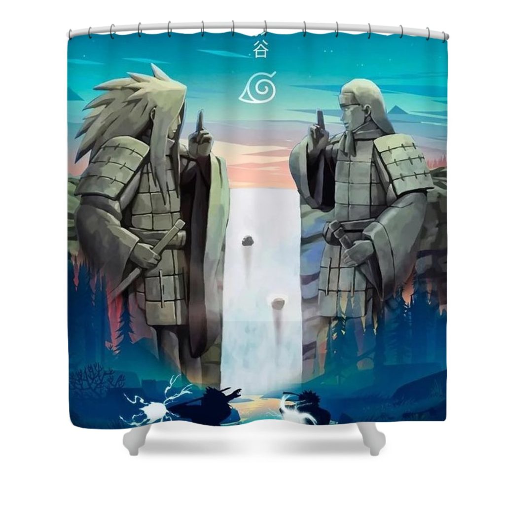 naruto sakuke konoha thor raib - Anime Shower Curtain Shop