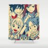 natsu fairy tail5331843 shower curtains - Anime Shower Curtain Shop