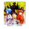 neon genesis evangelion 2 poster dan lee - Anime Shower Curtain Shop