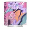 neon genesis evangelion pink sophia parker - Anime Shower Curtain Shop