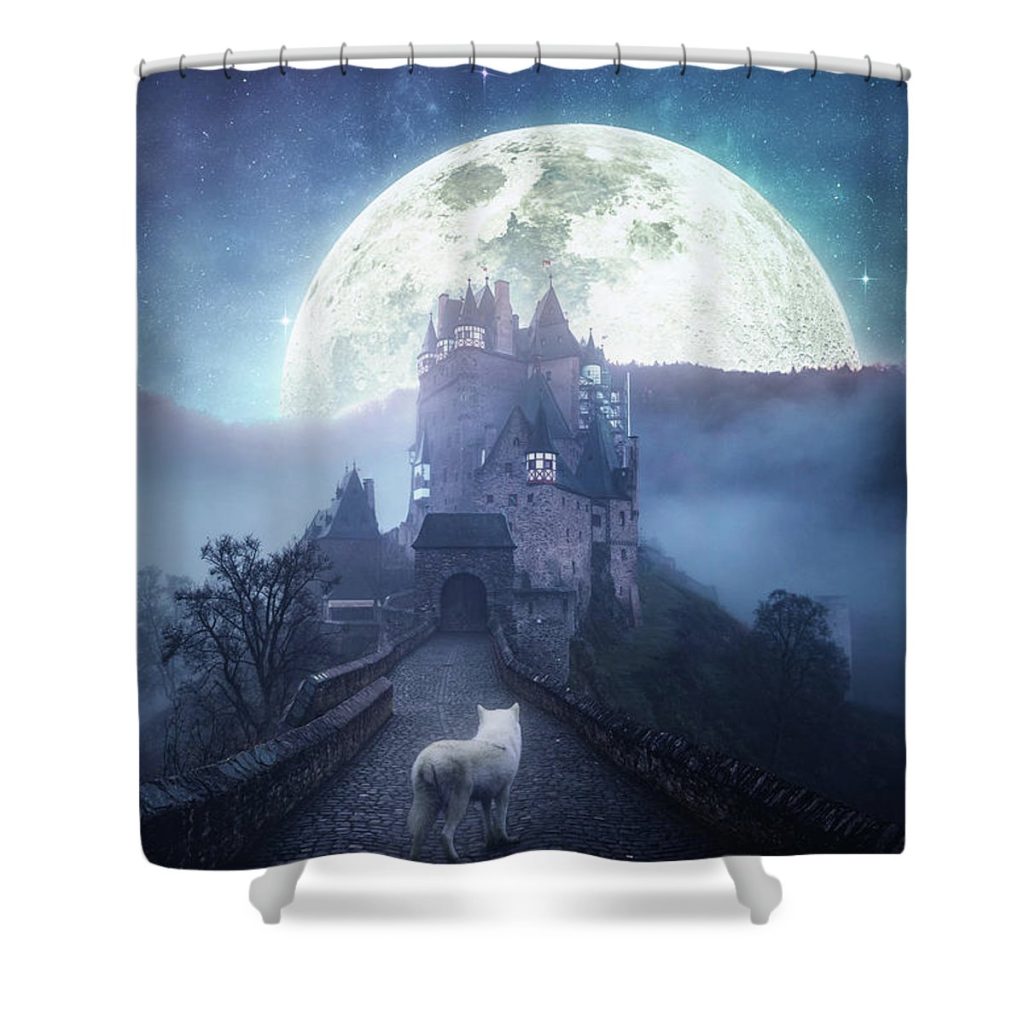 never cry wolf mohamad husen - Anime Shower Curtain Shop