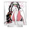 nezuko gab fernando transparent - Anime Shower Curtain Shop