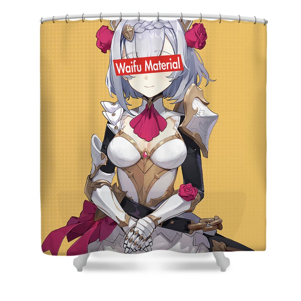 noelle genshin impact waifu anime manga series fanart hentai ahegao oppai mad lab - Anime Shower Curtain Shop